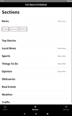 The Press-Enterprise android App screenshot 1